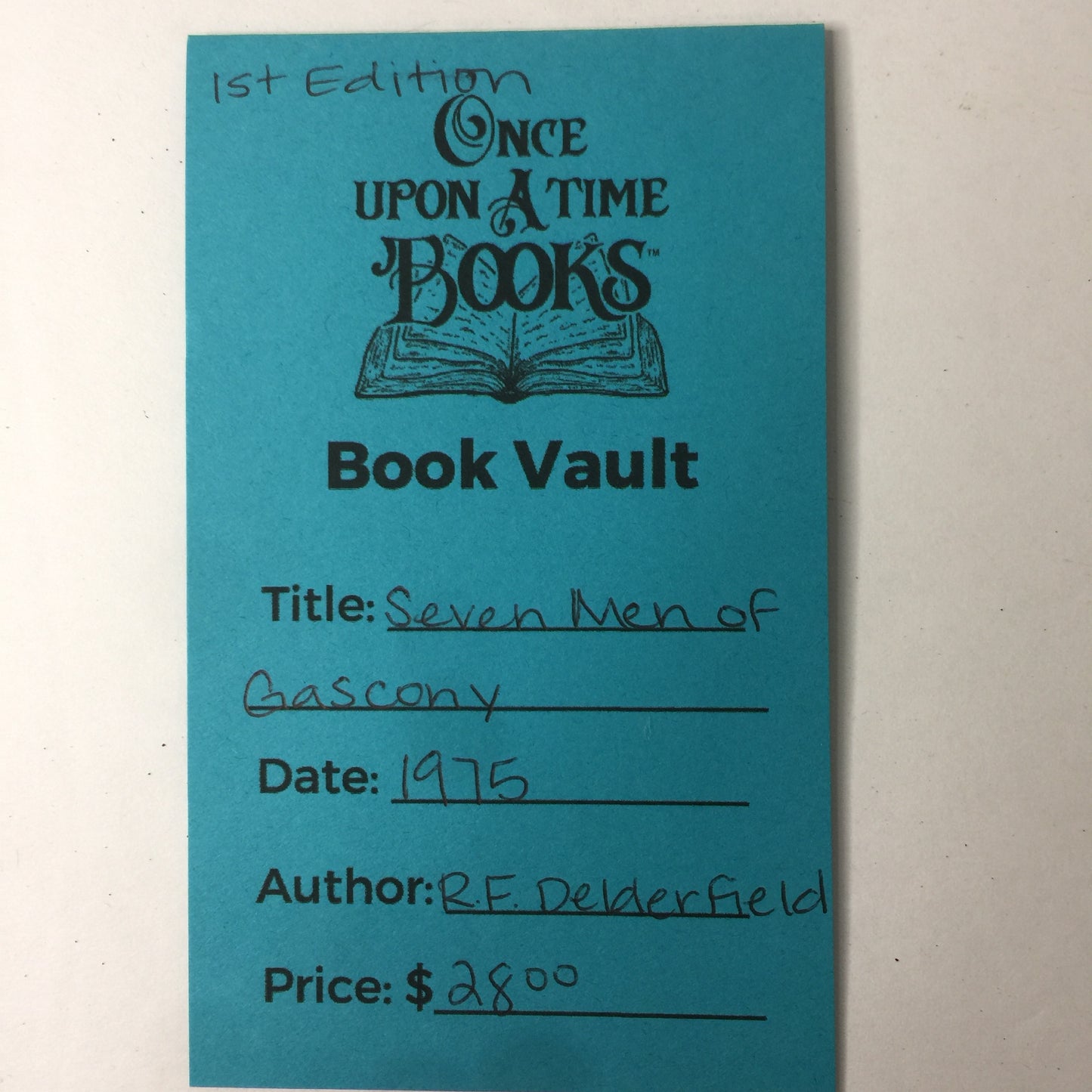 Seven Men of Gascony - R. F. Delderfield - 1st Edition - 1975