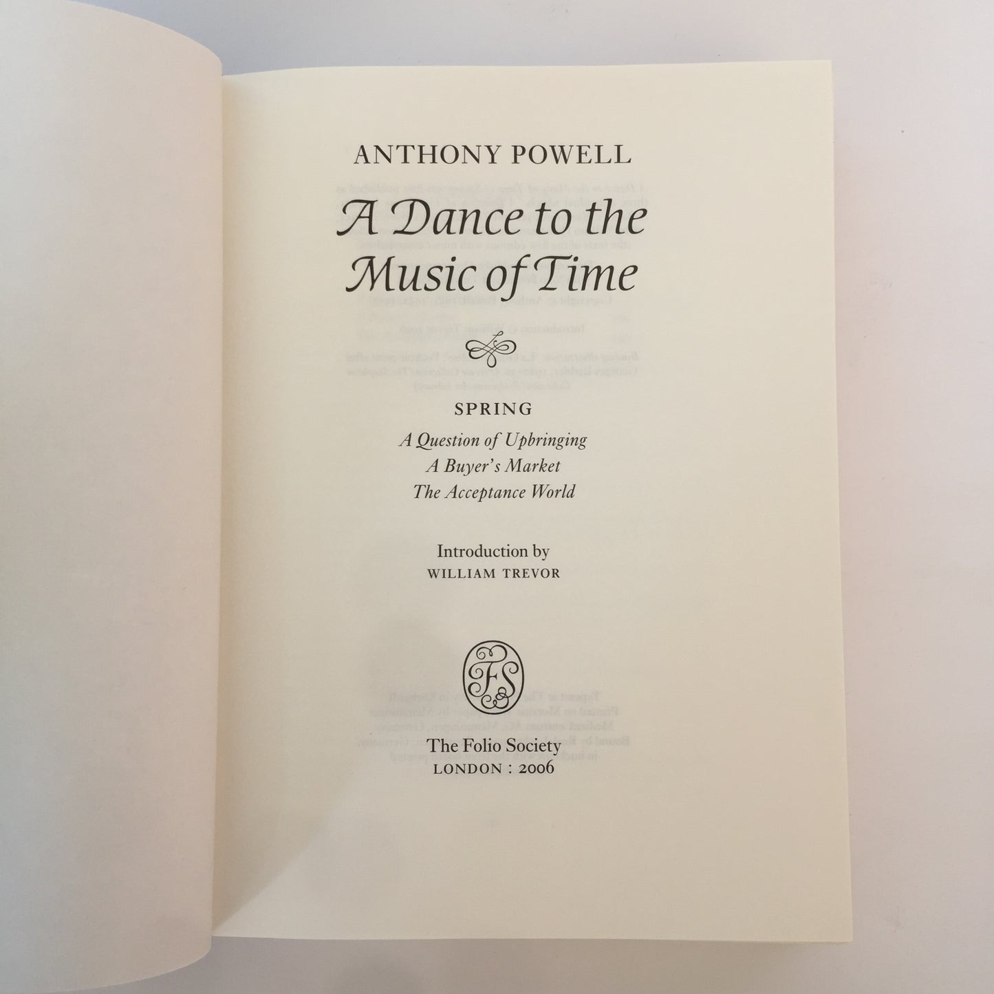 A Dance to the Music of Time - Anthony Powell - 4 Vol Set - Folio Society - 2007