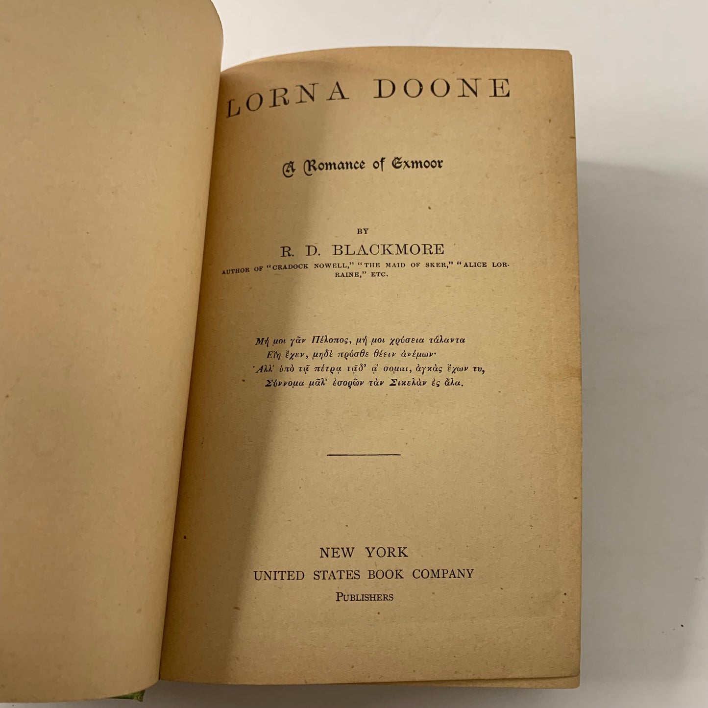 Lorna Doone - RD Blackmore