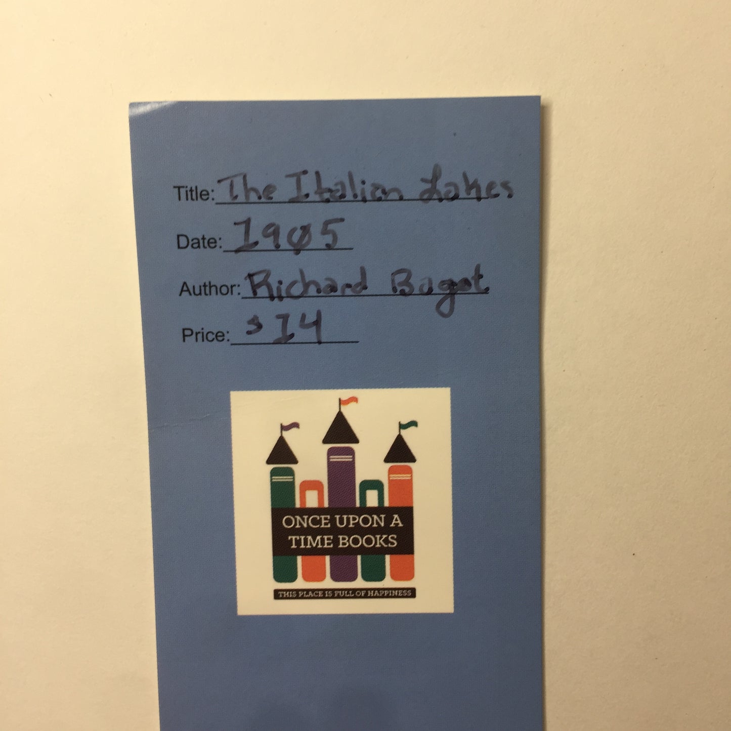 The Italian Lakes - Richard Bagot - 1905