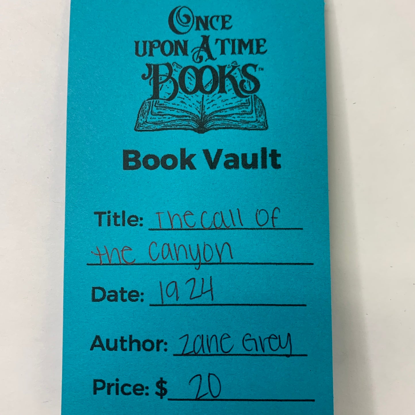 The Call of the Canyon - Zane Grey - 1924