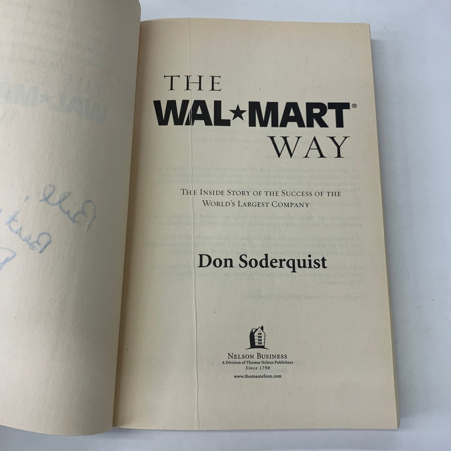 The Wal-Mart Way - Don Soderquist - Signed - 2005