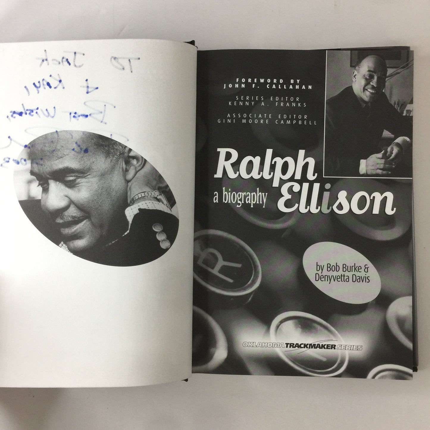 Ralph Ellison: A Biography - Bob Burke and Denyvetta Davis - Signed