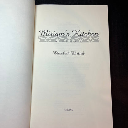 Miriam's Kitchen - Elizabeth Ehrlich - Signed - 1997