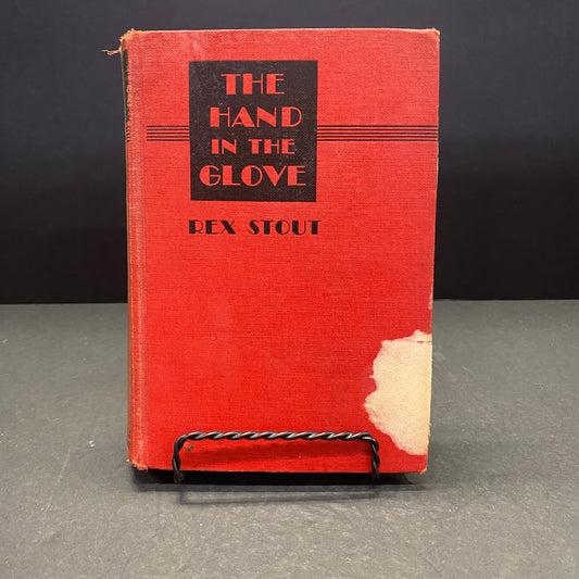 The Hand in the Glove - Rex Stout - 1st Edition - Ex-Library - 1937