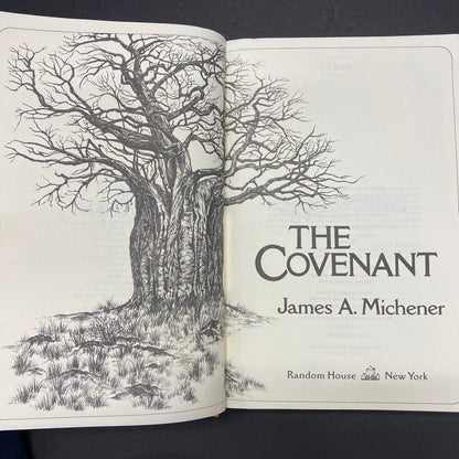 The Covenant - James A. Michener - 1st Edition - Signed - 1980