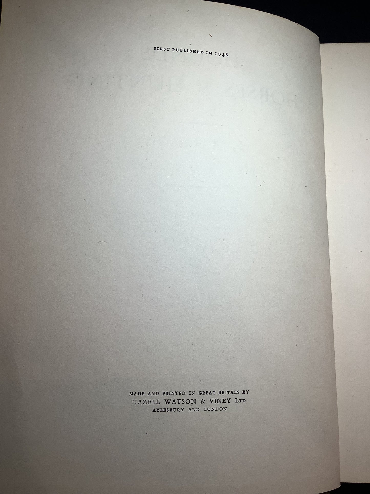 Hounds Horses and Hunting - Frances Pitt - 1948
