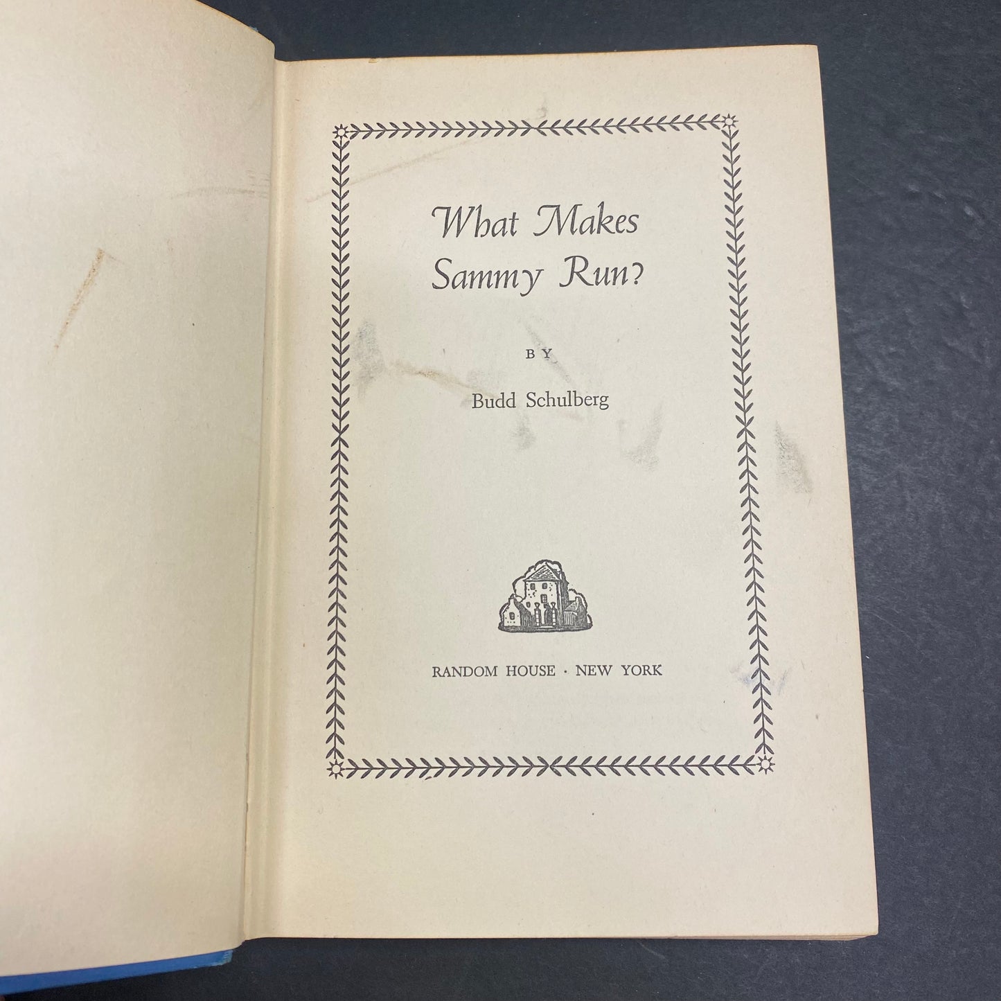 What Makes Sammy Run? - Bud Schulberg - 1941
