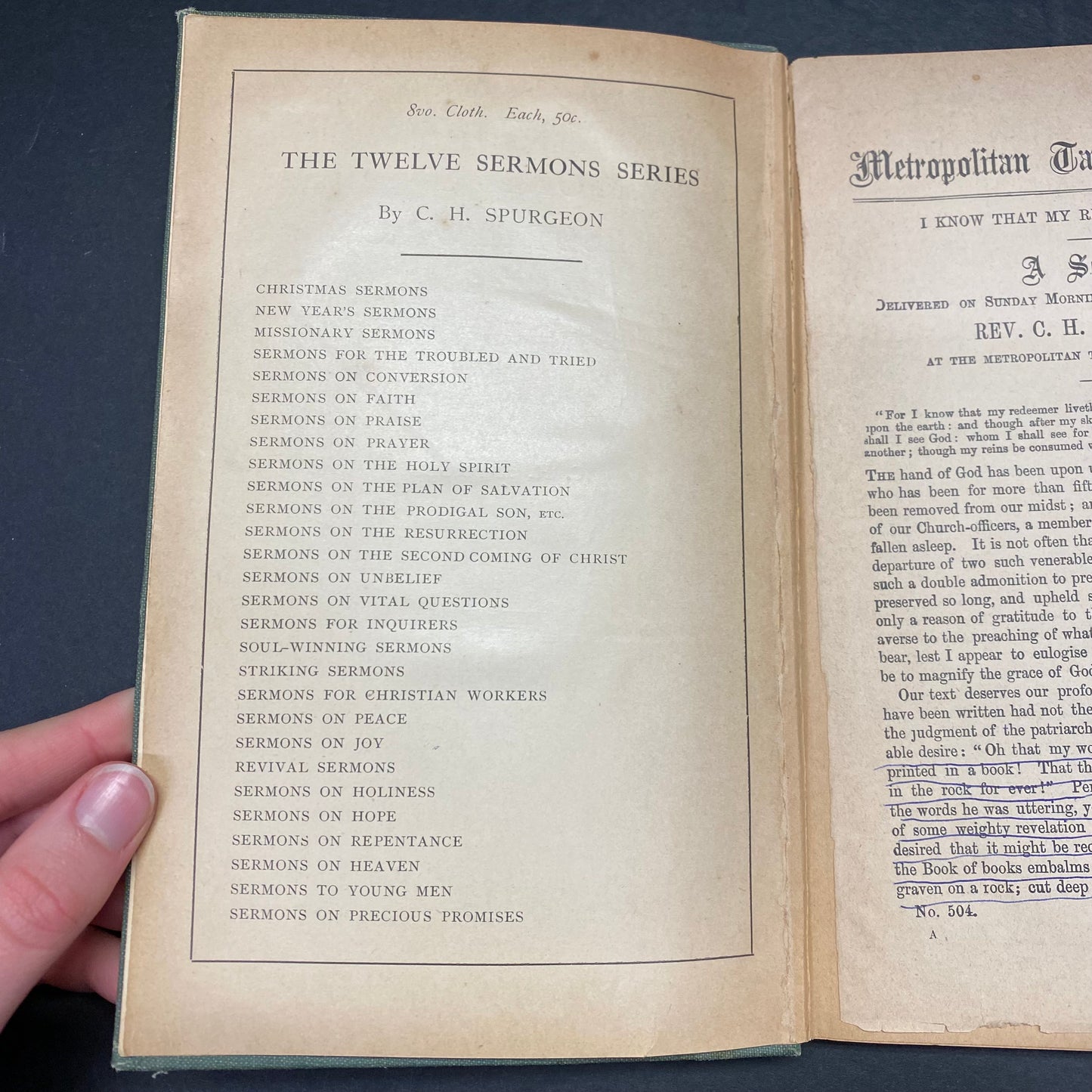 Twelve Sermons on The Resurrection - C. H. Spurgeon - Date Unknown