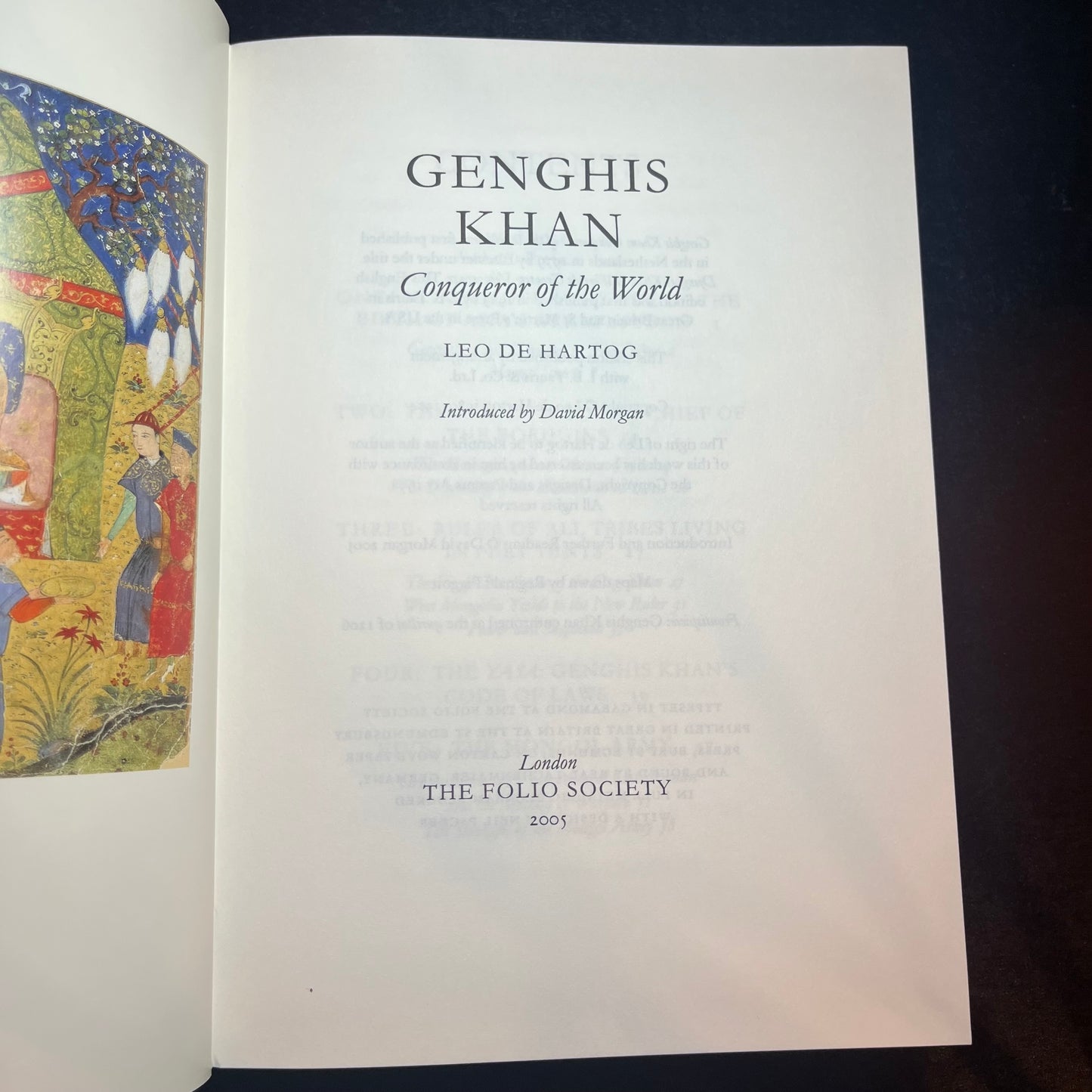 Genghis Khan - Leo De Hartog - Folio Edition -  2005