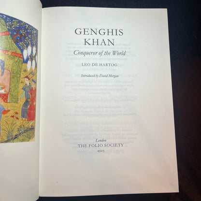 Genghis Khan - Leo De Hartog - Folio Edition -  2005