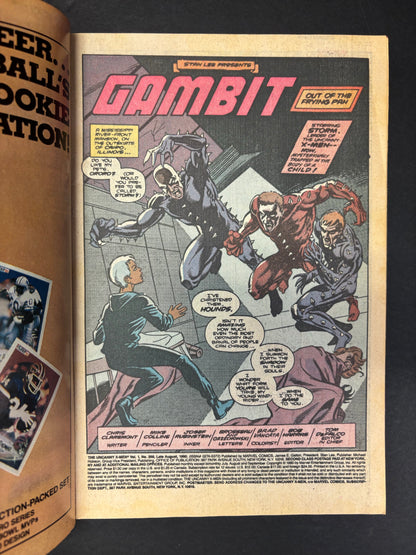 The Uncanny X-Men - Chris Claremont - First full appearance of Gambit - 1990