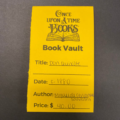 Don Quixote - Miguel de Cervantes Saavedra - c. 1880