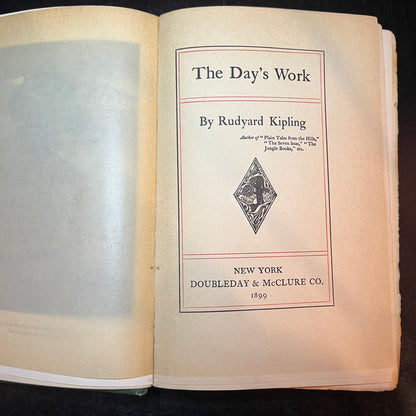The Days Work - Rudyard Kipling - 1899
