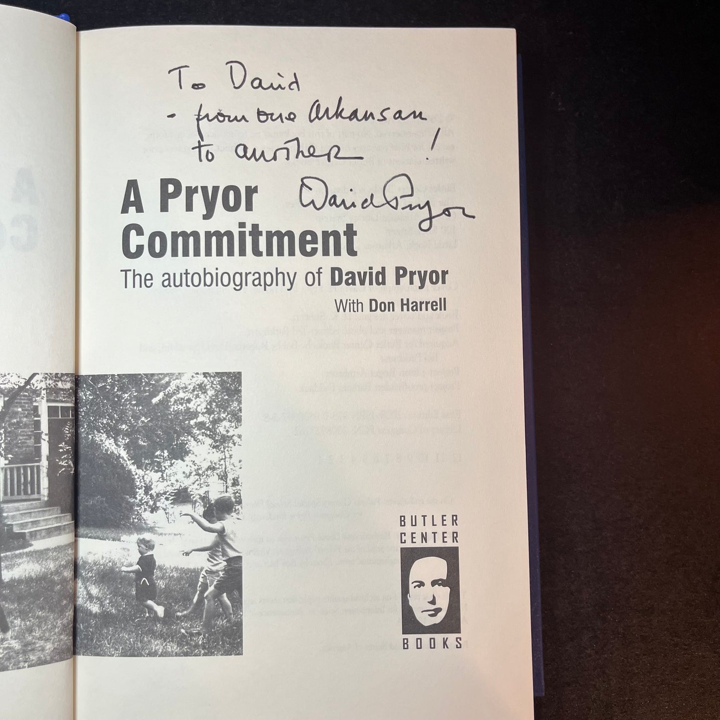 A Pryor Commitment - David Pryor - 1st Edition - Signed Copy - 2008
