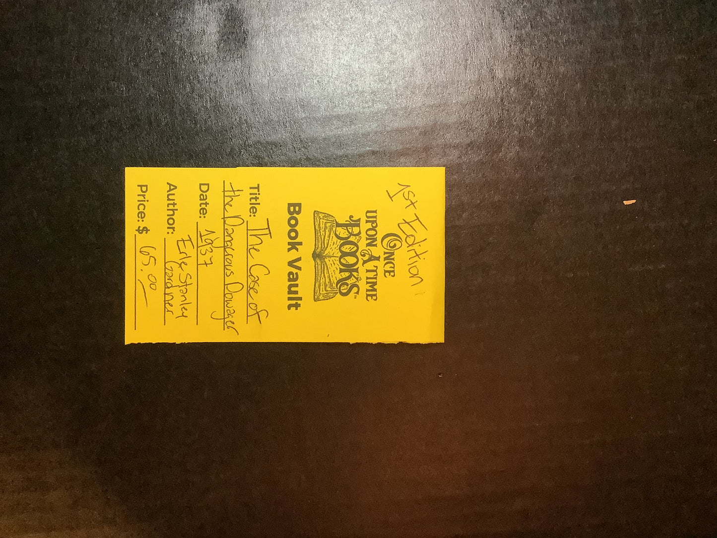 The Case of the Dangerous Dowager - Erle Stanley Gardner - 1st Edition - 1937