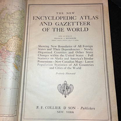 The New Encyclopedic Atlas and Gazetteer of the World - Francis J. Reynolds - 1914