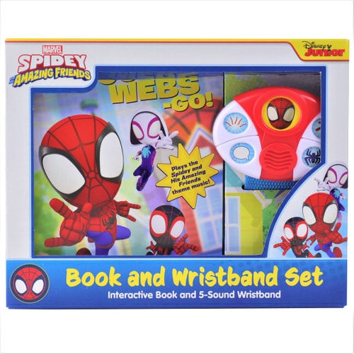 Marvel Spidey & His Amazing Friends: Go-Webs-GO! Interactive Book and 5-Sound Wristband