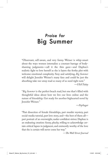 Big Summer A Novel