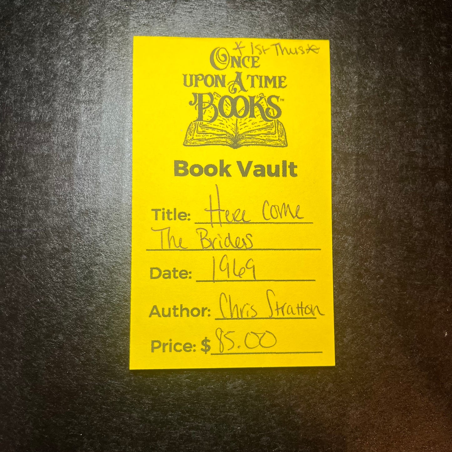 Here Come The Brides - Chris Stratton - 1st Thurs - 1969