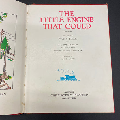 The Little Engine That Could - Watty Piper - Pictures by Lois L. Lenski - 1930