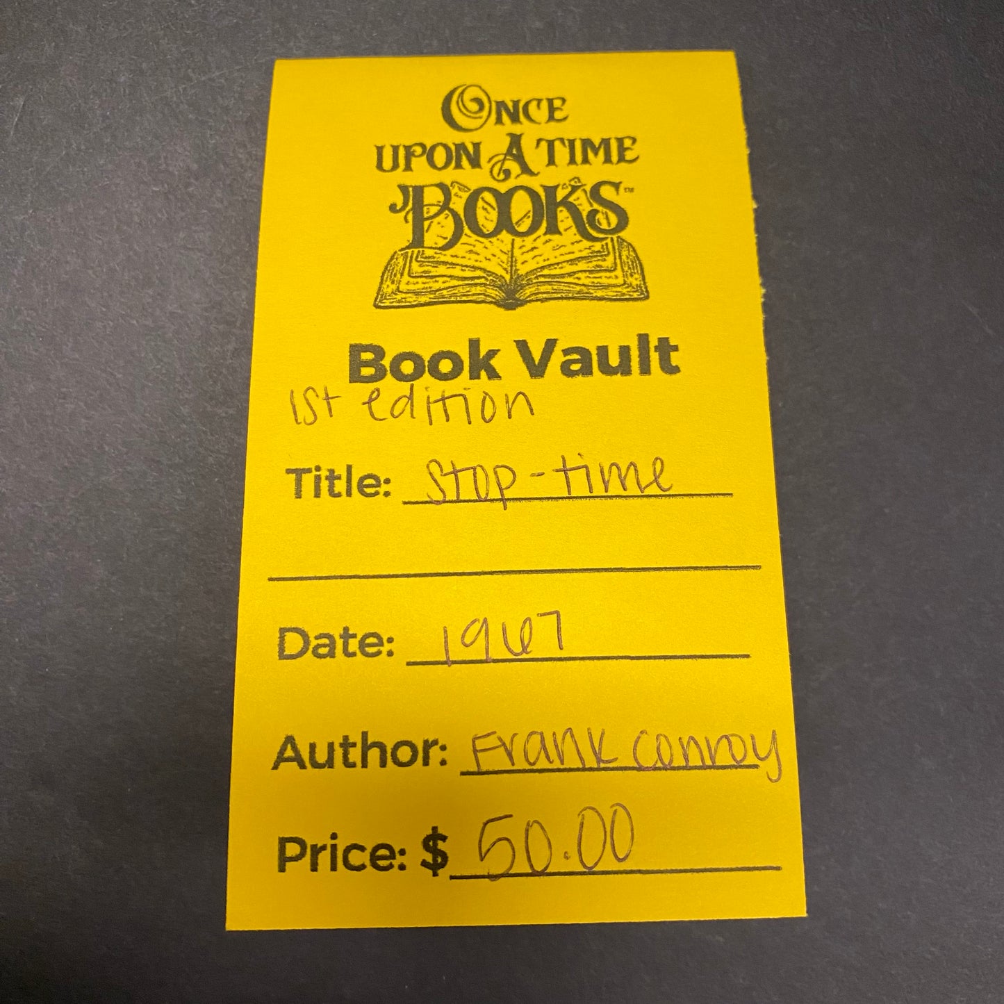 Stop-time - Frank Conroy - 1st Edition - 1967