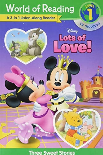 World of Reading: Disney's Lots of Love Collection 3-in-1 Listen Along Reader-Level 1 3 Sweet Stories