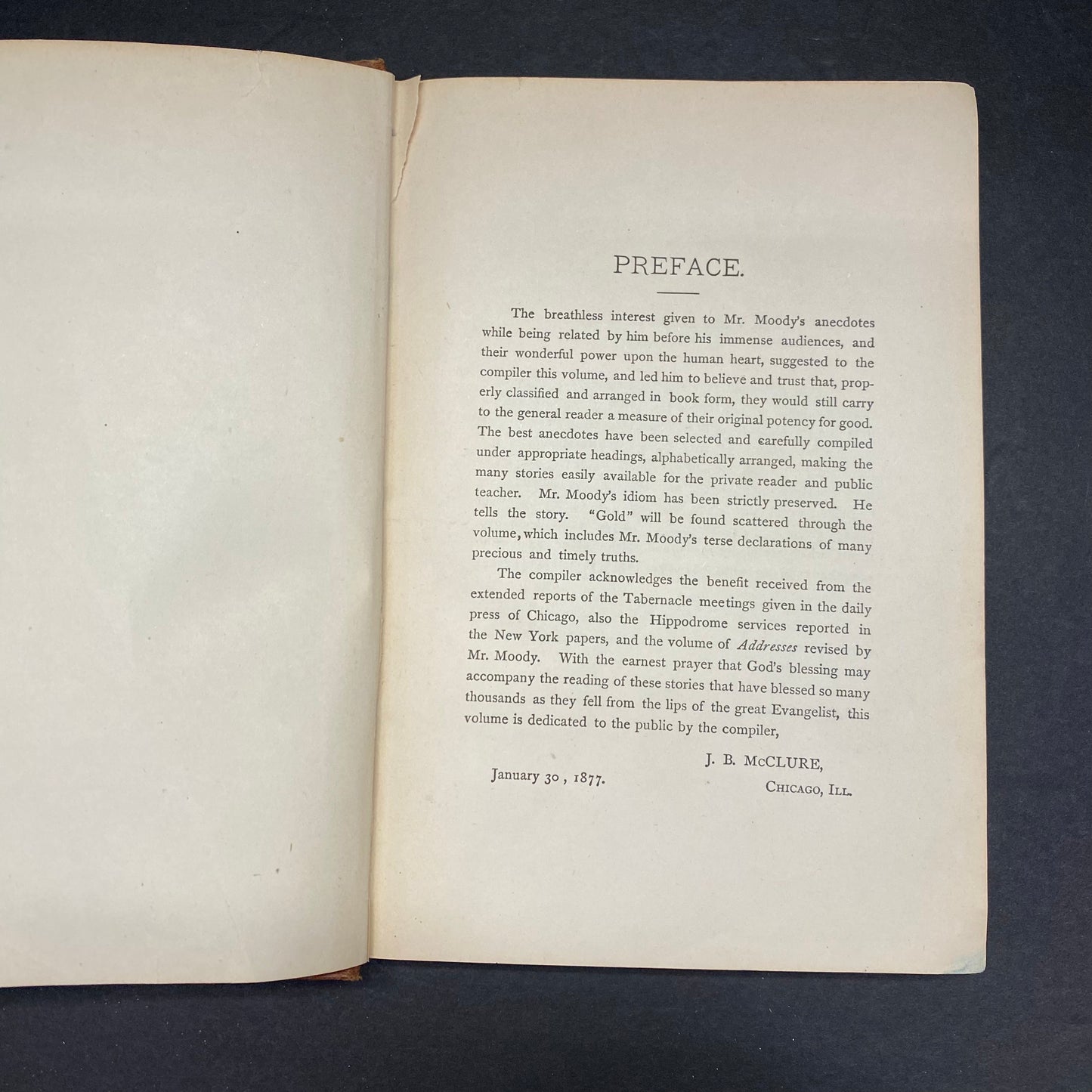 Moody's Anecdotes - J. B. McClure - c. 1900