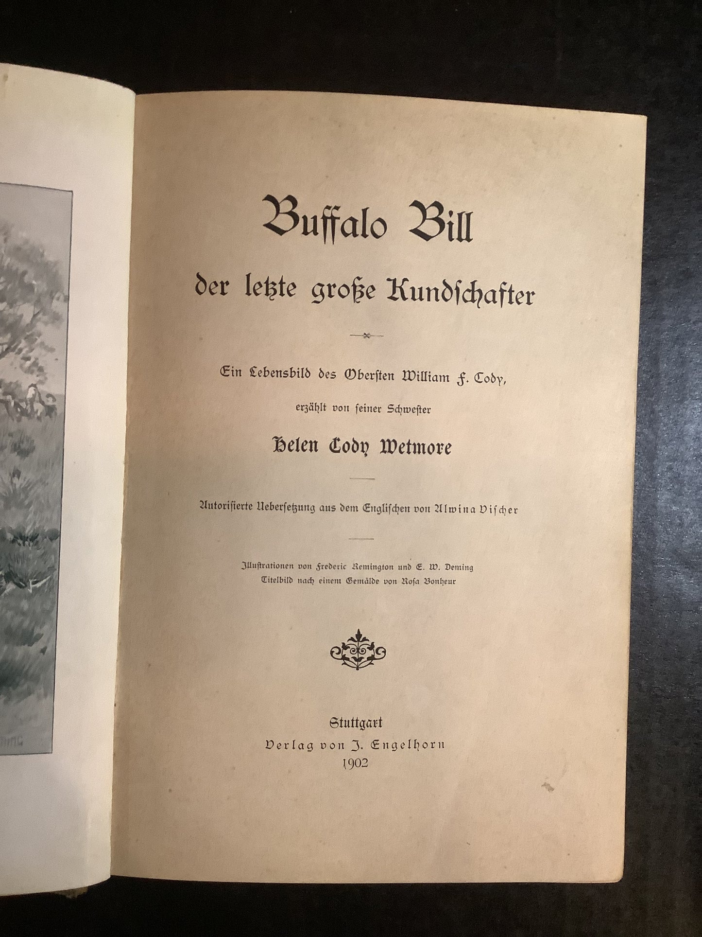Buffalo Bill - Cody Wetmore - German - 1902