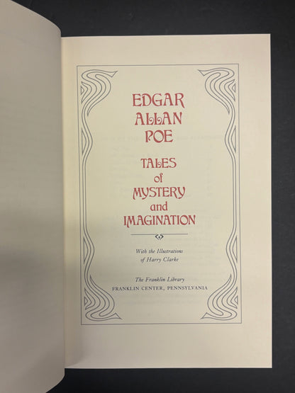 Tales of Mystery and Imagination - Edgar Allan Poe - Franklin Library - 1987