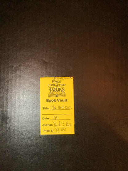 The Good Earth - Pearl S. Buck - 1st Edition - 1931
