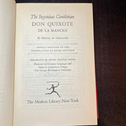 Don Quixote - Miguel de Cervantes - Modern Library - 1950