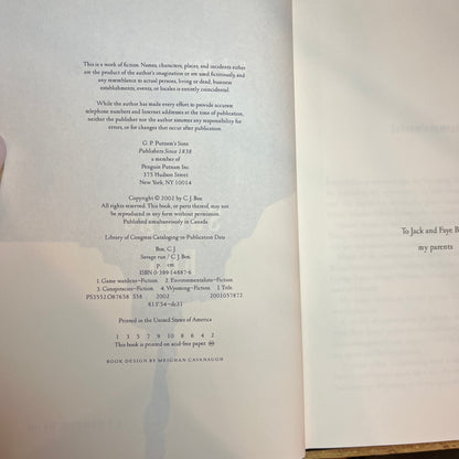 Savage Run - C. J. Box - 1st Edition - 2002