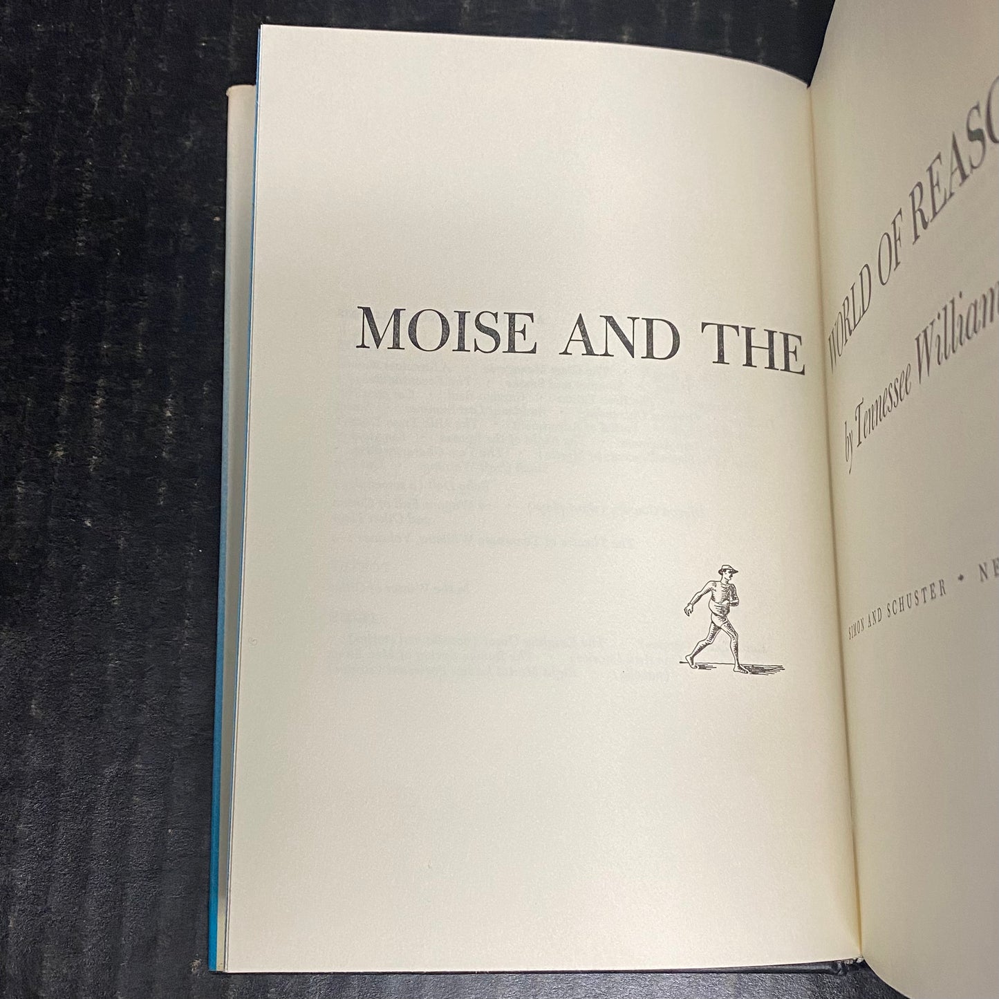 Moise and the World of Reason - Tennessee Williams - First Edition - 1975