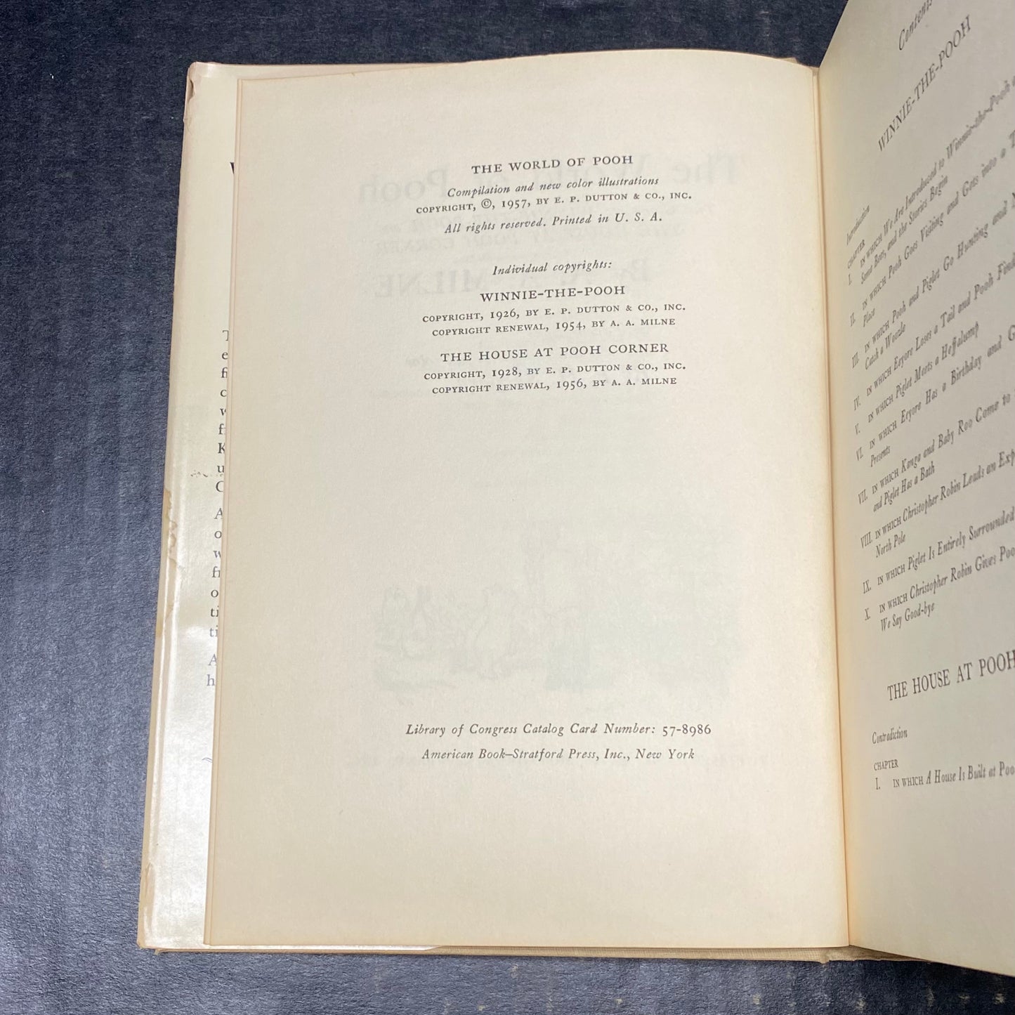 The World of Pooh - A.A. Milne - 1957