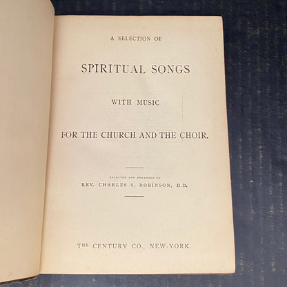 Spiritual Songs - Charles S. Robinson - 1881