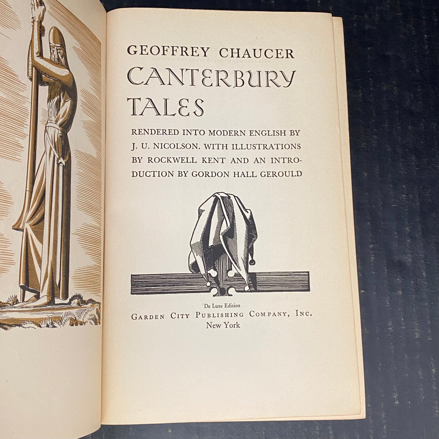 Canterbury Tales - Geoffrey Chaucer - Deluxe Edition - 1934