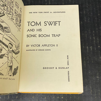 Tom Swift and His Sonic Boom Trap - Victor Appleton II - First Edition - 1965