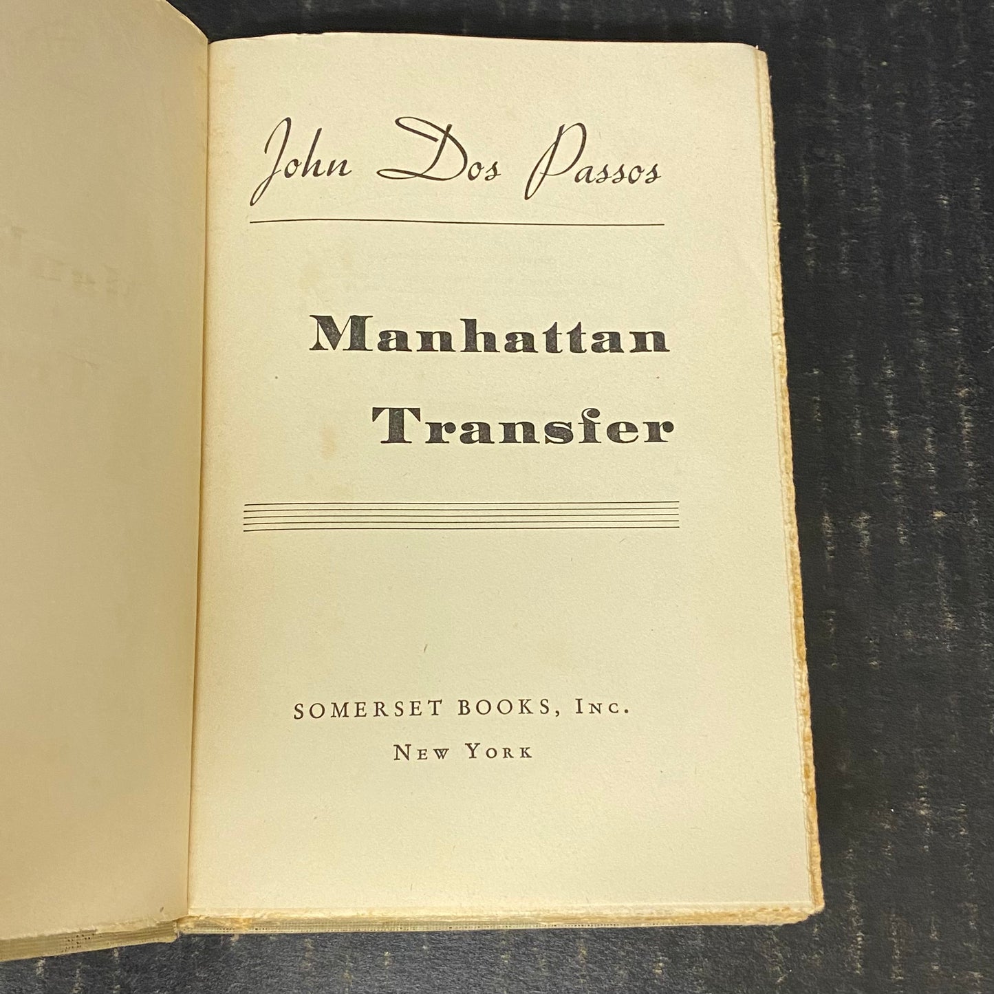 Manhattan Transfer - John Dos Passos - 1925