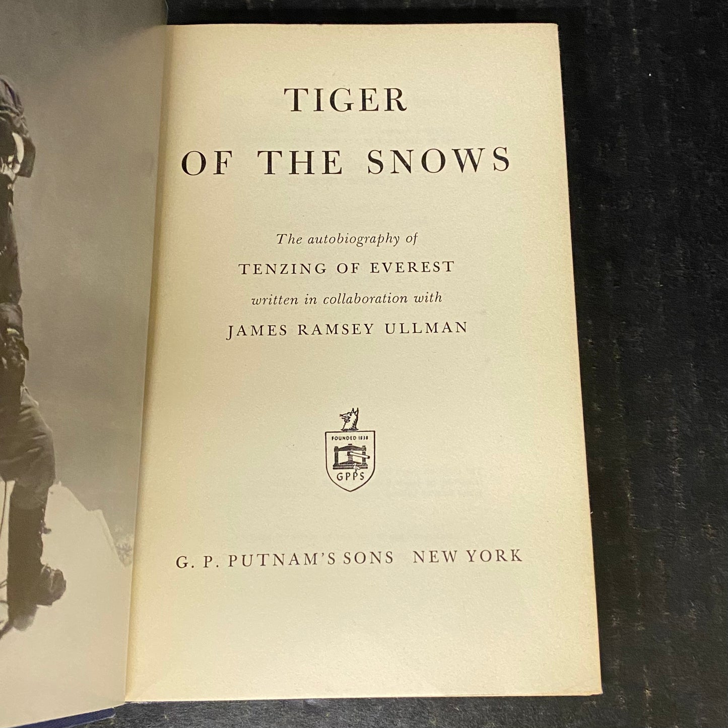 Tiger Of The Snows - Tenzing of Everest - 1955