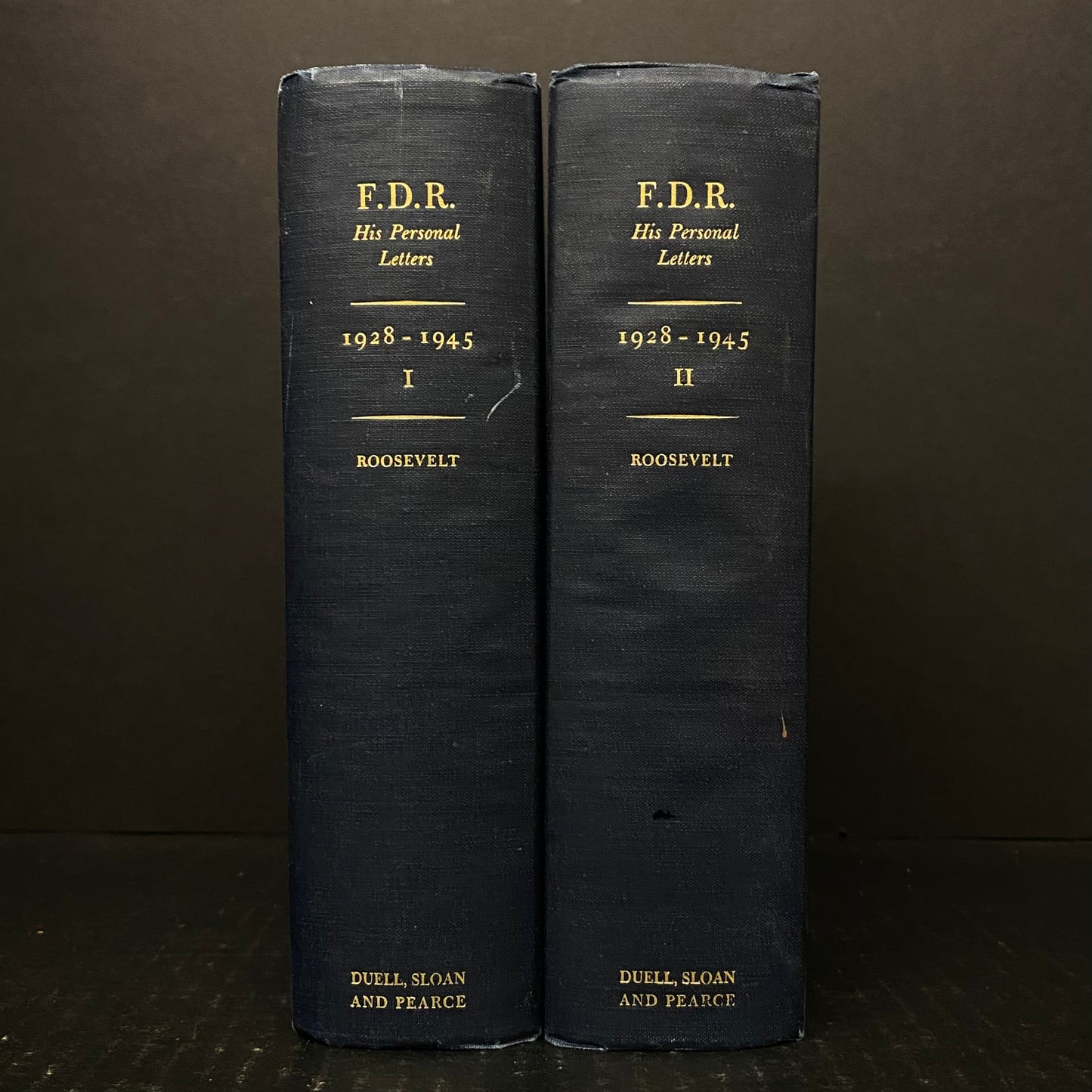 F.D.R. His Personal Letters Volumes I and II - Elliott Roosevelt - First Edition - 1950