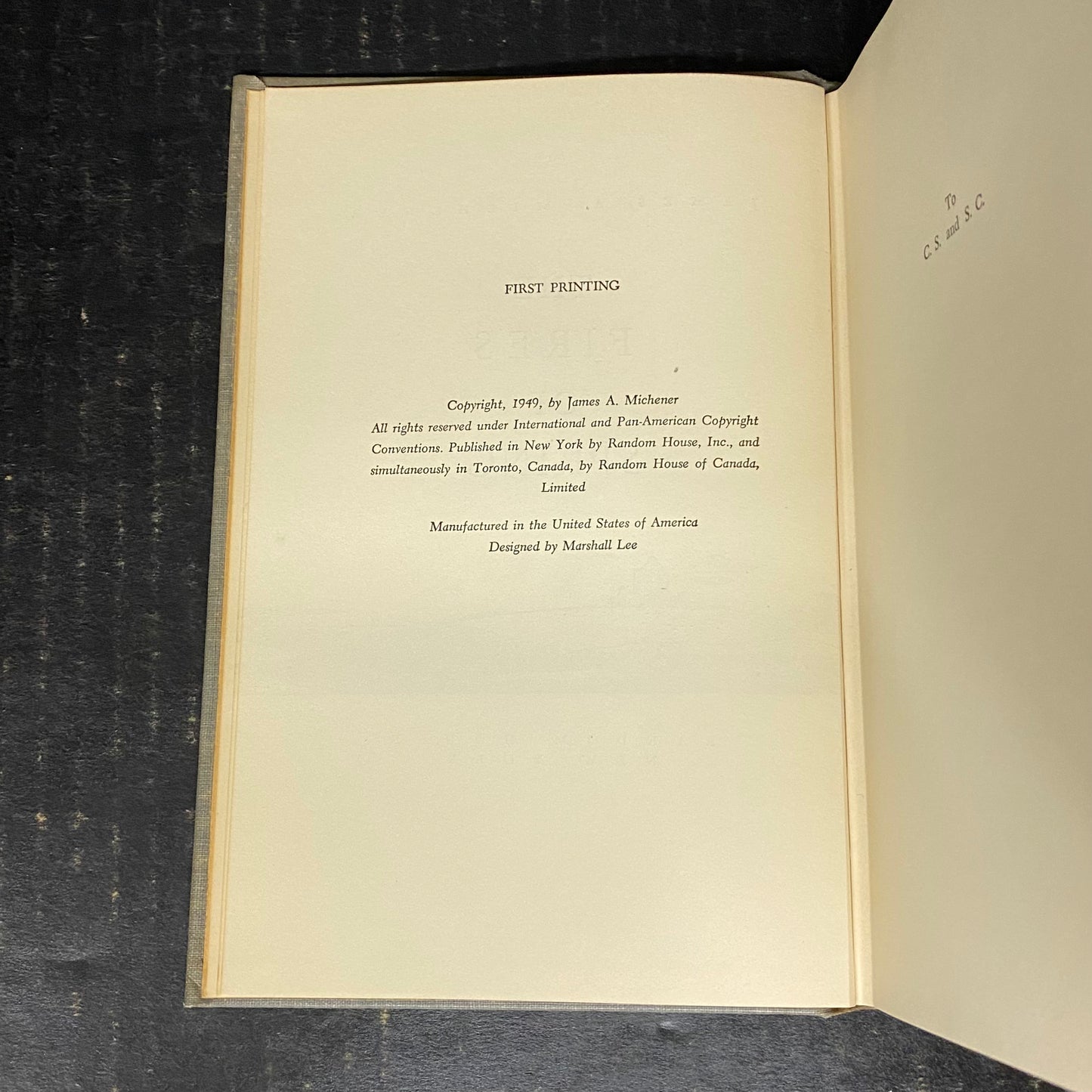 The Fires of Spring - James A. Michener - First Printing - 1949