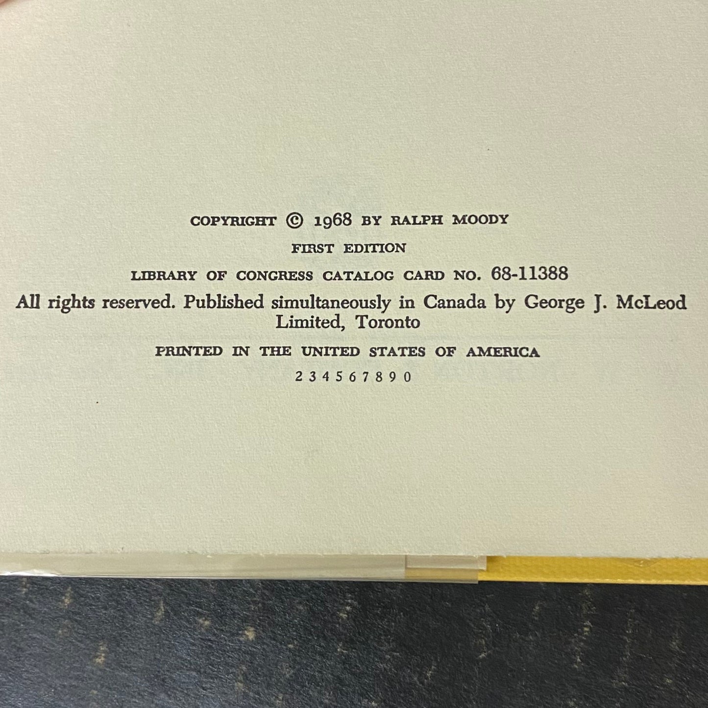 Horse Of A Different Color - Ralph Moody - First Edition - 1968