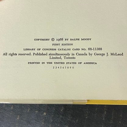 Horse Of A Different Color - Ralph Moody - First Edition - 1968