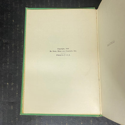 Mistral - Max Brand - First Edition - 1929