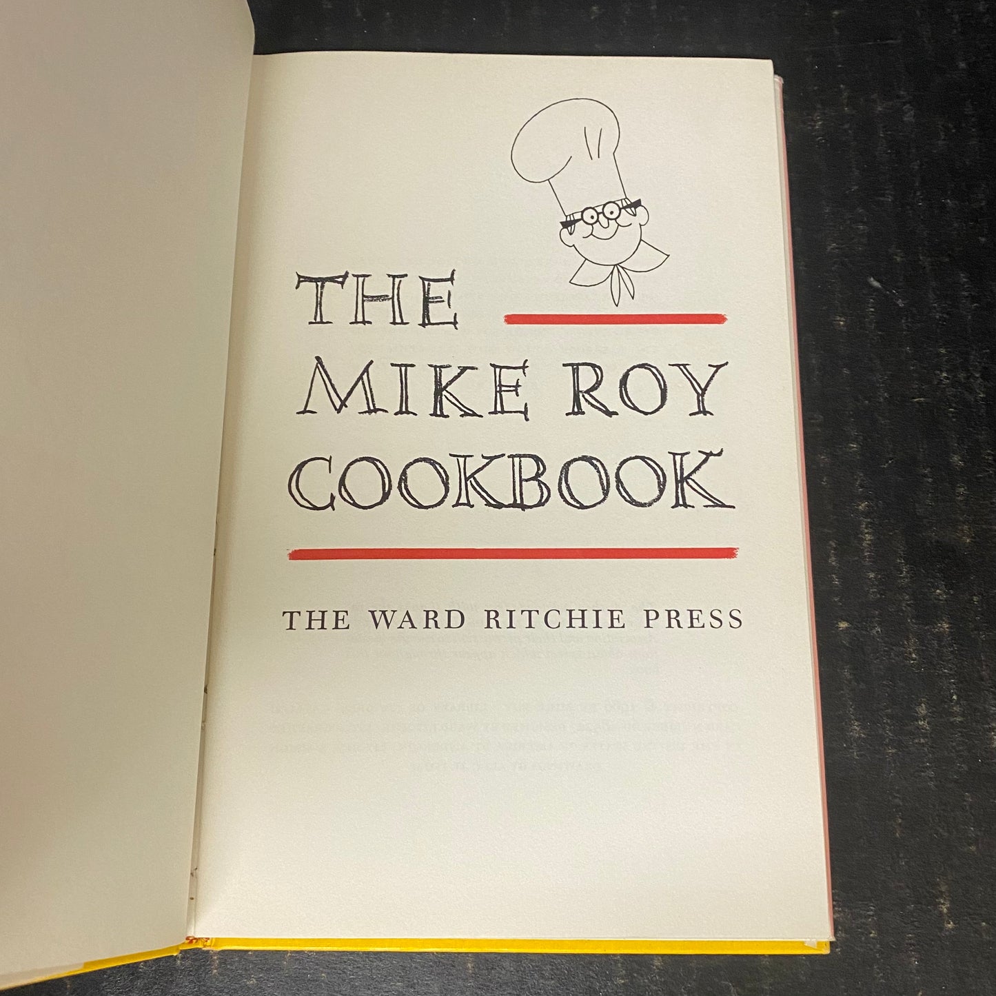 The Mike Roy Cook Book - Mike Roy - Signed by Author - 1966