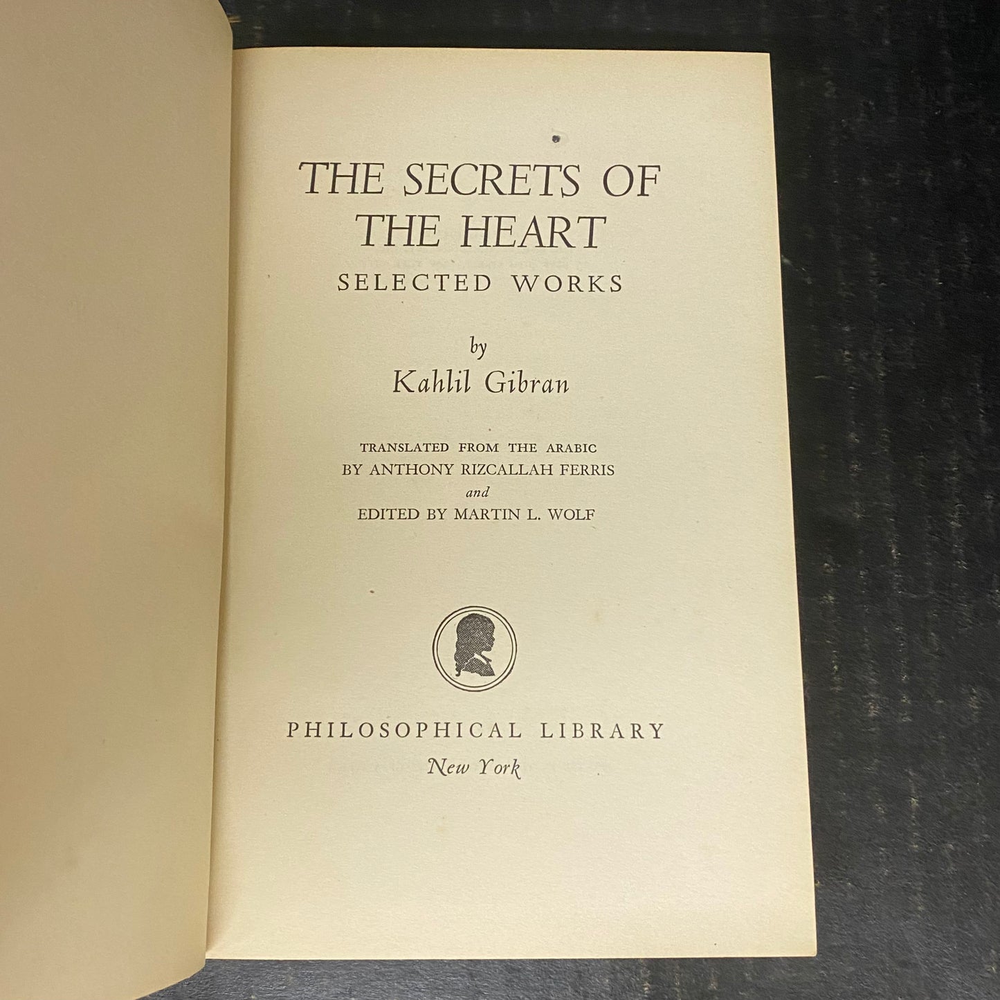 The Secrets of The Heart - Kahlil Gibran - 1947