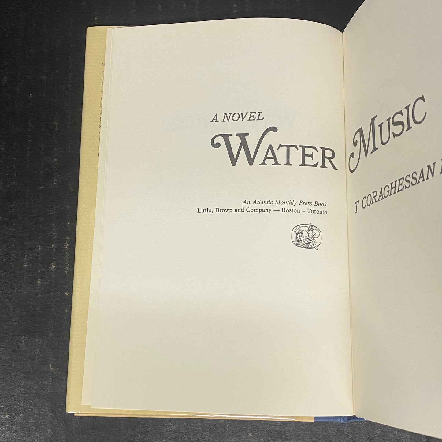 Water Music - T. Coraghessan Boyle - First Edition - 1981