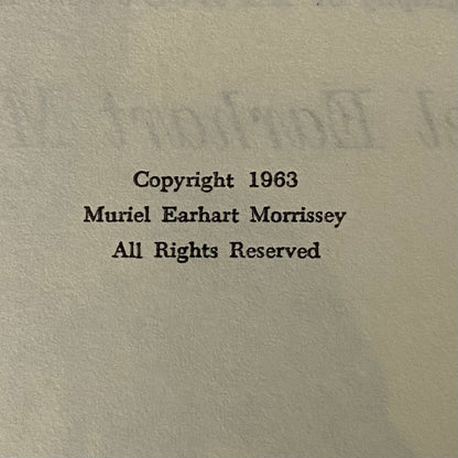 Courage is the Price - Muriel Earhart Morrissey - First Edition - Signed by Author - 1963