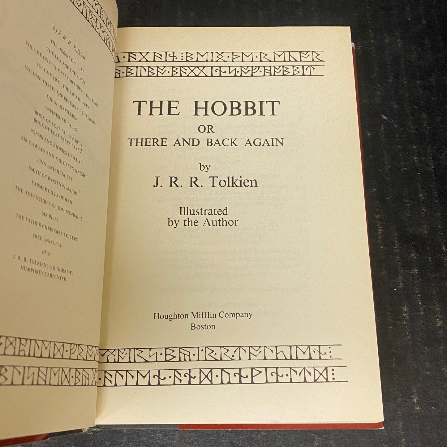 The Hobbit - J.R.R. Tolkien - Book Club Edition - 1997